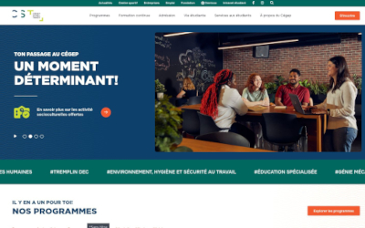 Le Cégep de Sorel-Tracy annonce son nouveau site Web