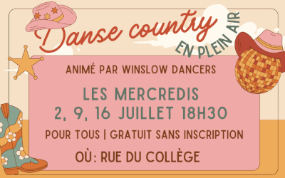 Verchères: Danse country en plein air, une nouveauté festive