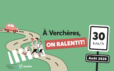 Nouvelles limites de vitesse sur le territoire de Verchères