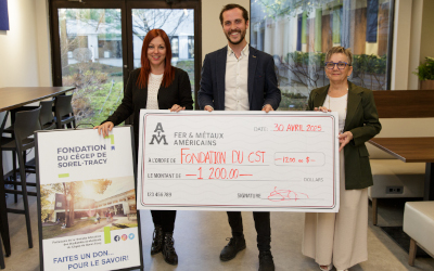 Fondation du Cégep de Sorel-Tracy: un don durable qui fait une réelle différence!