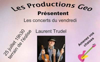 Les Concerts du vendredi à Saint-Marc-sur-Richelieu:  Laurent Trudel