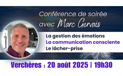 Centre Culturel de Verchères: conférence de Marc Gervais