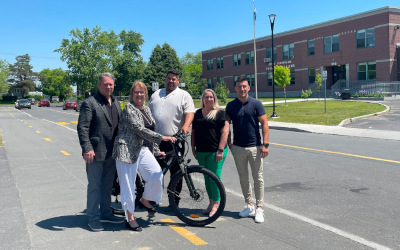 Plus de 700 000 $ pour les infrastructures de transport actif dans la municipalité de Saint-Amable