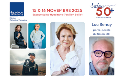 Une édition inspirante sous le thème « Vibrer nature et respirer la joie de vivre »: le Salon 50+ revient à Saint-Hyacinthe les 15 et 16 novembre 2025
