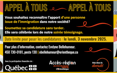 Appel à tous: soirée témoignage pour reconnaître l’apport des personnes immigrantes
