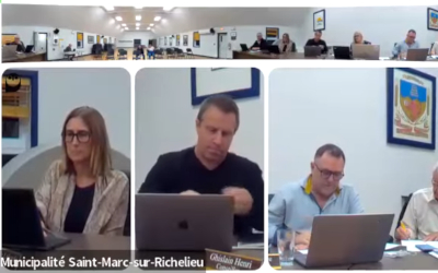 Municipalité de Saint-Marc-sur-Richelieu: visionnement de la séance du conseil municipal du 14 octobre 2025