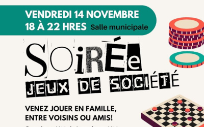 Municipalité de Saint-Marc-sur-Richelieu:  Soirée jeux de société