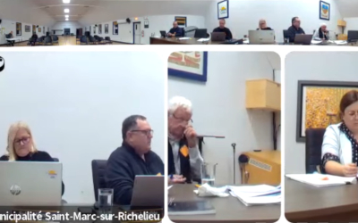 Municipalité de Saint-Marc-sur-Richelieu: visionnement de la séance du conseil municipal du 11 novembre 2025