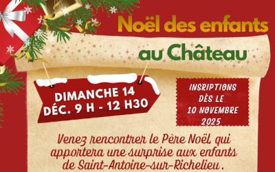 Municipalité de Saint-Antoine-sur-Richelieu: Le Noël des enfants au Château – Troisième édition!