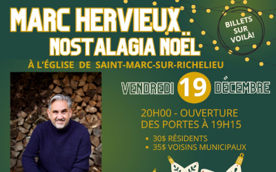 Saint-Marc-sur-Richelieu: spectacle de Marc Hervieux