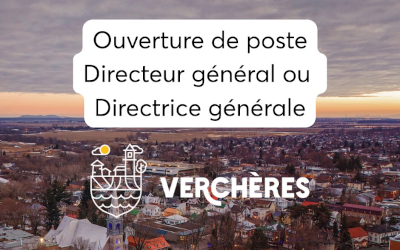 Verchères: ouverture du poste de directeur général ou directrice générale