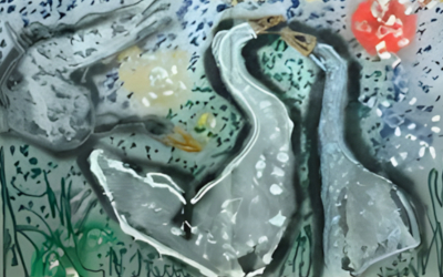 De la classe au vernissage: les élèves de 3e année exposent «Histoires d’oies» à Saint-Antoine-sur-Richelieu