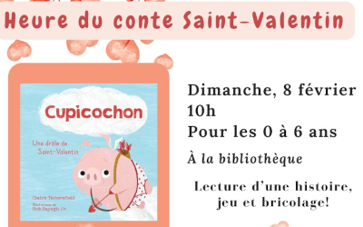 Municipalité de Saint-Marc-sur-Richelieu: Heure du conte Saint-Valentin