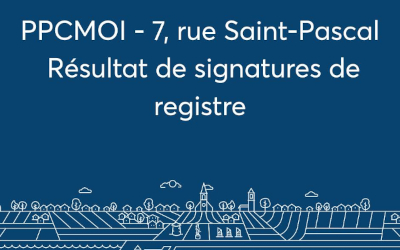Municipalité de Verchères: résultat du registre | PPCMOI du 7, rue Saint-Pascal