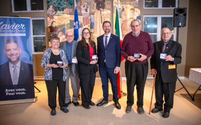 Soirée de remise de la Médaille du député: éducation, communauté, environnement et patrimoine à l’honneur pour les lauréats 2025 des Médailles du député Xavier Barsalou-Duval