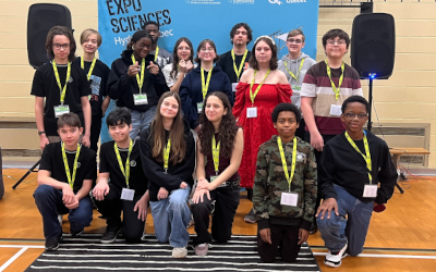 Expo‑sciences: nos élèves rayonnent à la finale régionale!