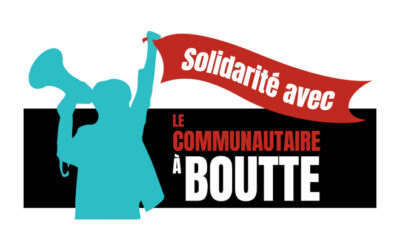 Le communautaire à boutte: une mobilisation nationale pour des engagements financiers durables