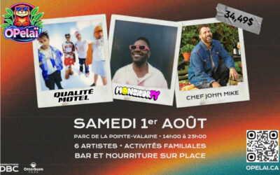 Le Festival OPelaï revient pour une 2e édition dans la Vallée-du-Richelieu