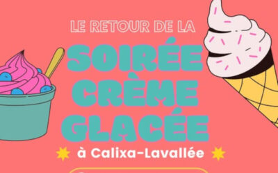 Calixa-Lavallée: retour de la soirée crème glacée