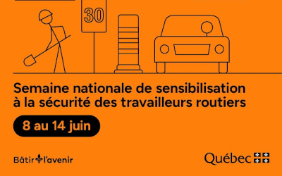 Troisième Semaine nationale de sensibilisation à la sécurité des travailleurs routiers : La protection des travailleurs routiers, j’embarque