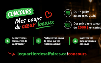 Concours « Mes coups de cœur locaux » du Quartier des affaires: parce qu’une bonne adresse, ça se partage !