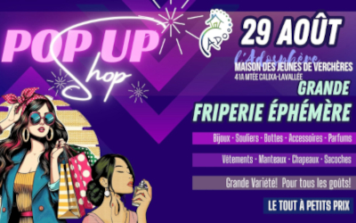 Mdj Verchères: Pop up shop et Grande friperie éphémère