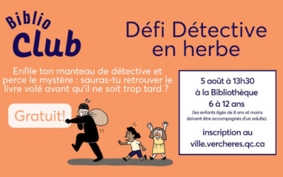 Bibliothèque de Verchères: Défi Détective en herbe