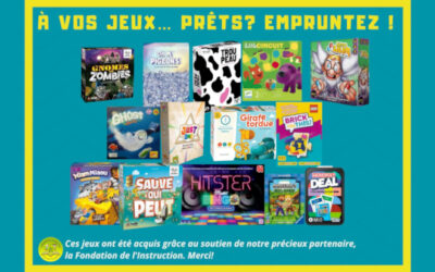 Municipalité de Saint-Marc-sur-Richelieu: nouveaux jeux à la bibliothèque