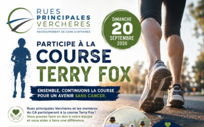Rues principales Verchères embarque dans la Course Terry Fox!