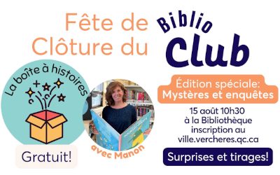 Verchères: Fête de clôture du BiblioCLUB