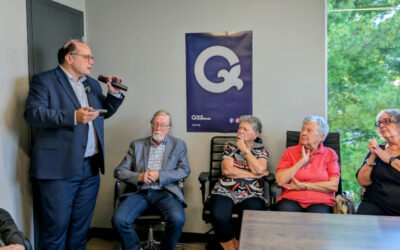 Candidat du Parti Québécois dans Richelieu: ouverture du local électoral de Jocelyn Desjardins
