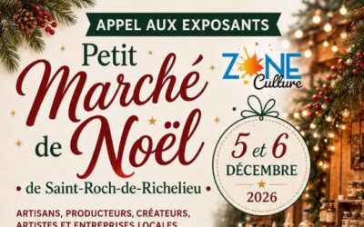 Petit Marché de Noël de Saint-Roch-de-Richelieu: appel aux exposants