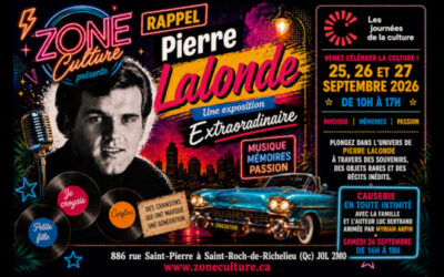 En rappel pour les Journées de la culture: Pierre Lalonde, Extraordinaire…