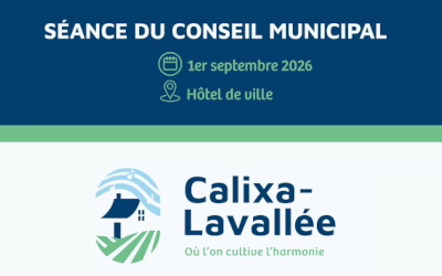 Municipalité de Calixa-Lavallée: visionnement de la séance du conseil du 1er septembre
