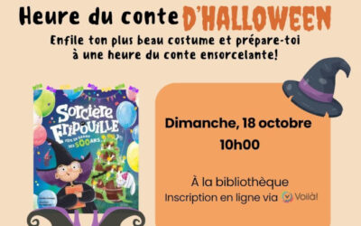 Municipalité de Saint-Marc-sur-Richelieu: Heure du conte d’Halloween