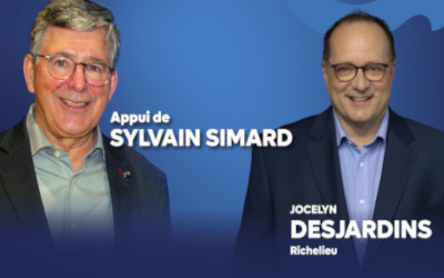 Richelieu: Sylvain Simard donne son appui au candidat Jocelyn Desjardins