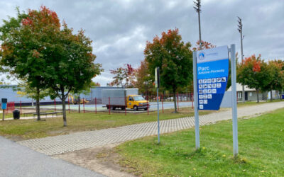 Parc Antoine-Pécaudy: début du chantier des terrains de tennis et de pickleball