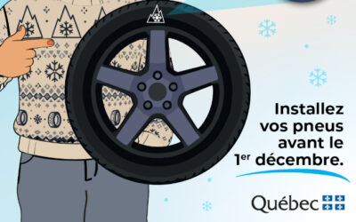 L’hiver n’attend pas : prenez une longueur d’avance et installez vos pneus dès maintenant