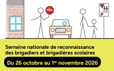 Semaine nationale de reconnaissance des brigadiers et brigadières scolaires: au premier rang pour la sécurité des élèves!