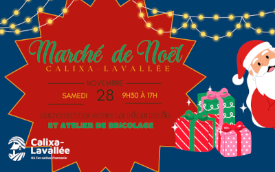 Le Marché de Noël de Calixa-Lavallée est de retour le 28 novembre!