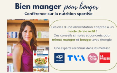 Municipalité de Saint-Marc-sur-Richelieu: rappel – Conférence « Bien manger pour bouger »