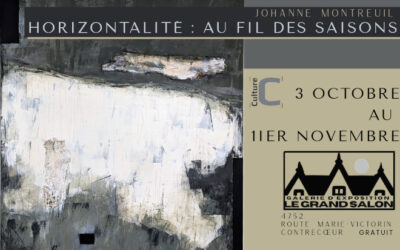 Une nouvelle exposition chez Culture C à partir du 3 octobre